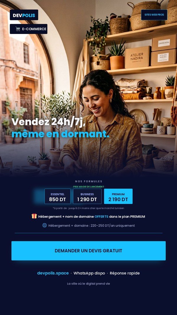 E-commerce & Boutiques